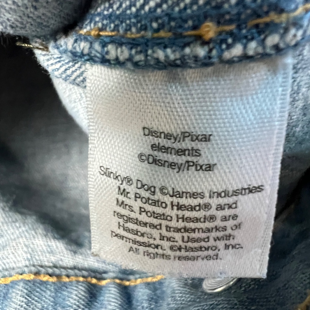 Disney Store Studio Collection Kids XS 4 Buzz Lightyear Toy Story Jean Jacket - Picture 7 of 8